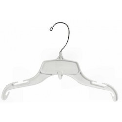 Kids 12" White Unbreakable Top Hanger