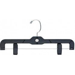 Big Kids 12" Black Plastic Pant/Skirt Hanger