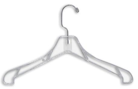 14 Clear Child Dress/Shirt Hangers (100/case)
