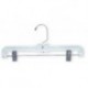 Big Kids 12" White Plastic Pant/Skirt Hanger