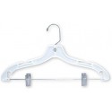 Big Kids 14" White Plastic Coordinate Hanger