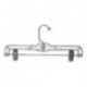 Big Kids 12" Clear Plastic Pant/Skirt Hanger