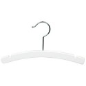 Kids 12" White Wood Top Hanger