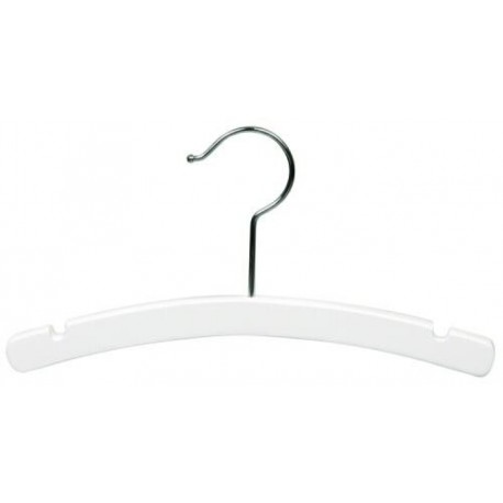 Baby 10" White Wood Top Hanger Baby 10" White Wood Top Hanger