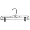 Kids 12" Clear Pant/Skirt Hanger