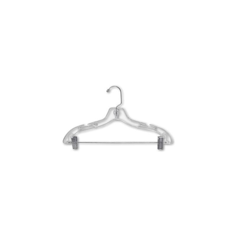 Big Kids 14 Clear Heavyweight Coat Hanger