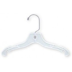 Parent's Choice 10 Pack Infant and Toddler Hangers (White)