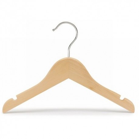 Kids 11" Wood Top Hanger Kids 11" Wood Top Hanger