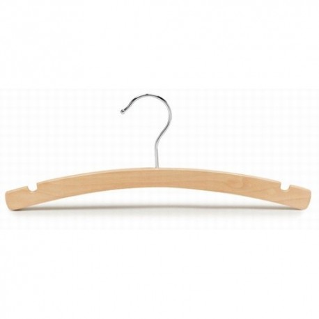 Kids 12" Arched Wood Top Hanger