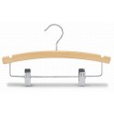 Kids 12" Arched Wood Combination Hanger