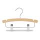 Baby 10" Natural Wood Combination Hanger