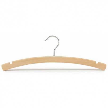 Big Kids 14 Natural Wood Combination Hanger