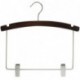 Kids 12" Walnut & Chrome Display Hanger