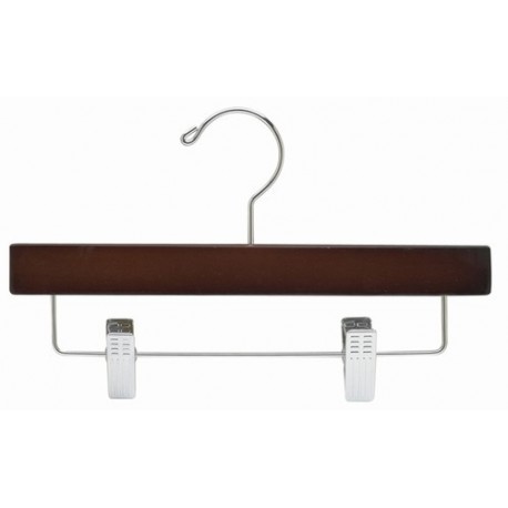 Kids 10" Walnut Wood Pant/Skirt Hanger Kids 10" Walnut Wood Pant/Skirt Hanger