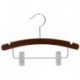 Big Kids 14" Arched Walnut Combination Hanger