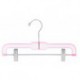 Kids 12" Pink Pant/Skirt Hanger