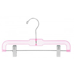 Kids 12" Pink Pant/Skirt Hanger