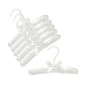 Baby 10" White Satin Padded Hanger