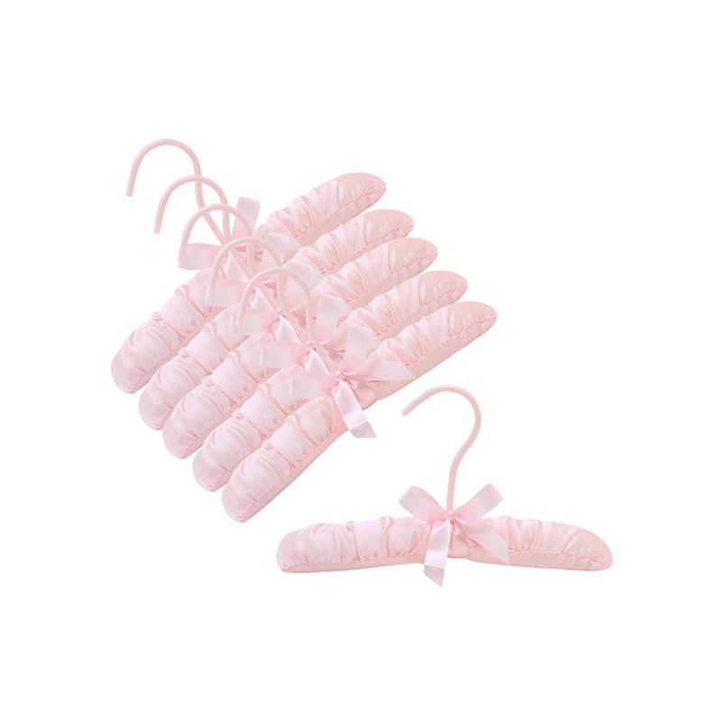 60Pcs-10.2in pink plastic hanger child hanger baby hanger girl hanger kid  hanger plastic baby clothes hangers plastic for Closet infant hanger hanger