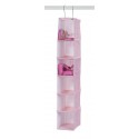 Pink Lattice Six Shelf Shoe Storage