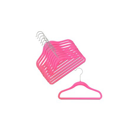 Kids Slim-Line Hot Pink Hanger Kids Slim-Line Hot Pink Hanger