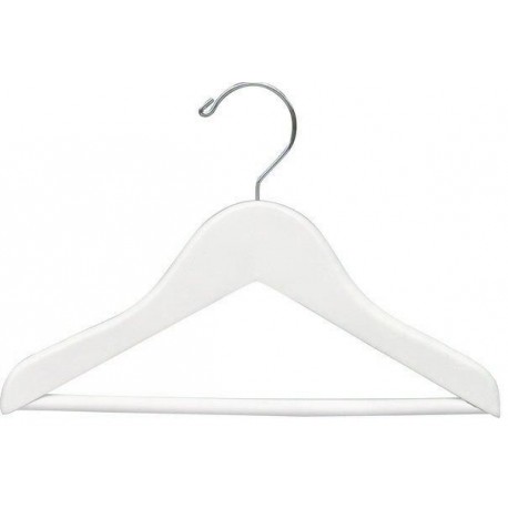 12 Children’s Wooden Top Hanger with Chrome Hook