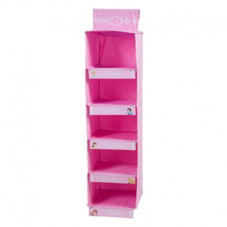 Disney Princess Days of the Week Hanging Storage Compartment