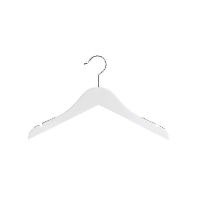 Big Kids 14 White Plastic Coordinate Hanger